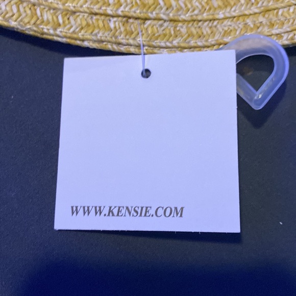 Kenzie straw hat with black ribbon. Swimwear. NWT - Picture 5 of 5